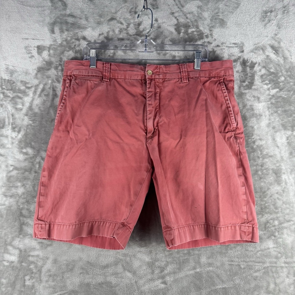 Vintage Polo Ralph Lauren Pink Chino Shorts Mens Size 38 Utility Casual School